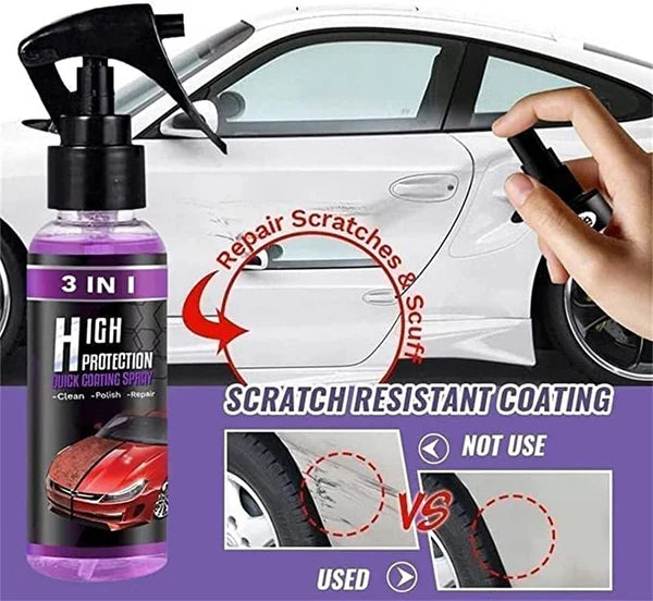 Ceramic Coating Rain Guard Wax Car Paint Protection Hydrophobic Spray (Buy 1 Get 1 Free)