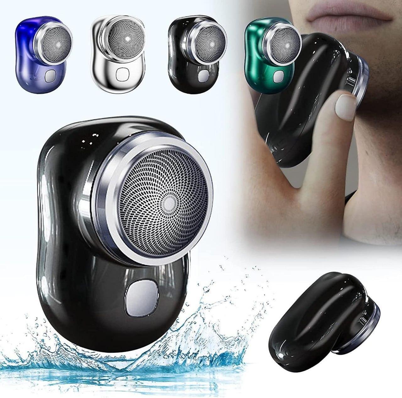 Samtrish Mini Electric Shaver, Portable Shaver For Men, Pocket Hair Trimmers Machine For Unisex, Usb Rechargeable Beard Shaving Fashion Hair Shaver, Easy One-Button Use For Travel