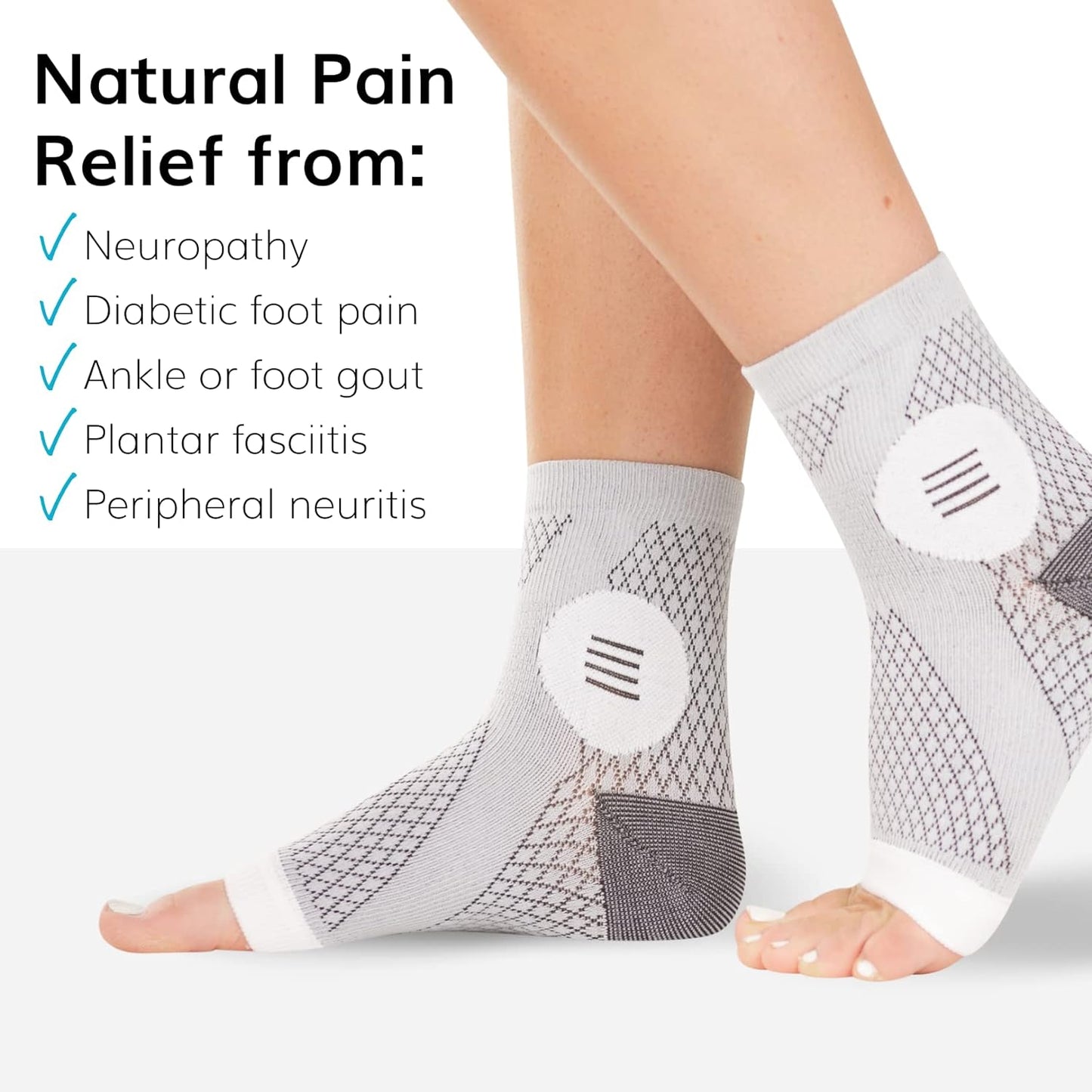 Neuropathy Socks for Women and Men for Relief Swollen Feet and Ankles