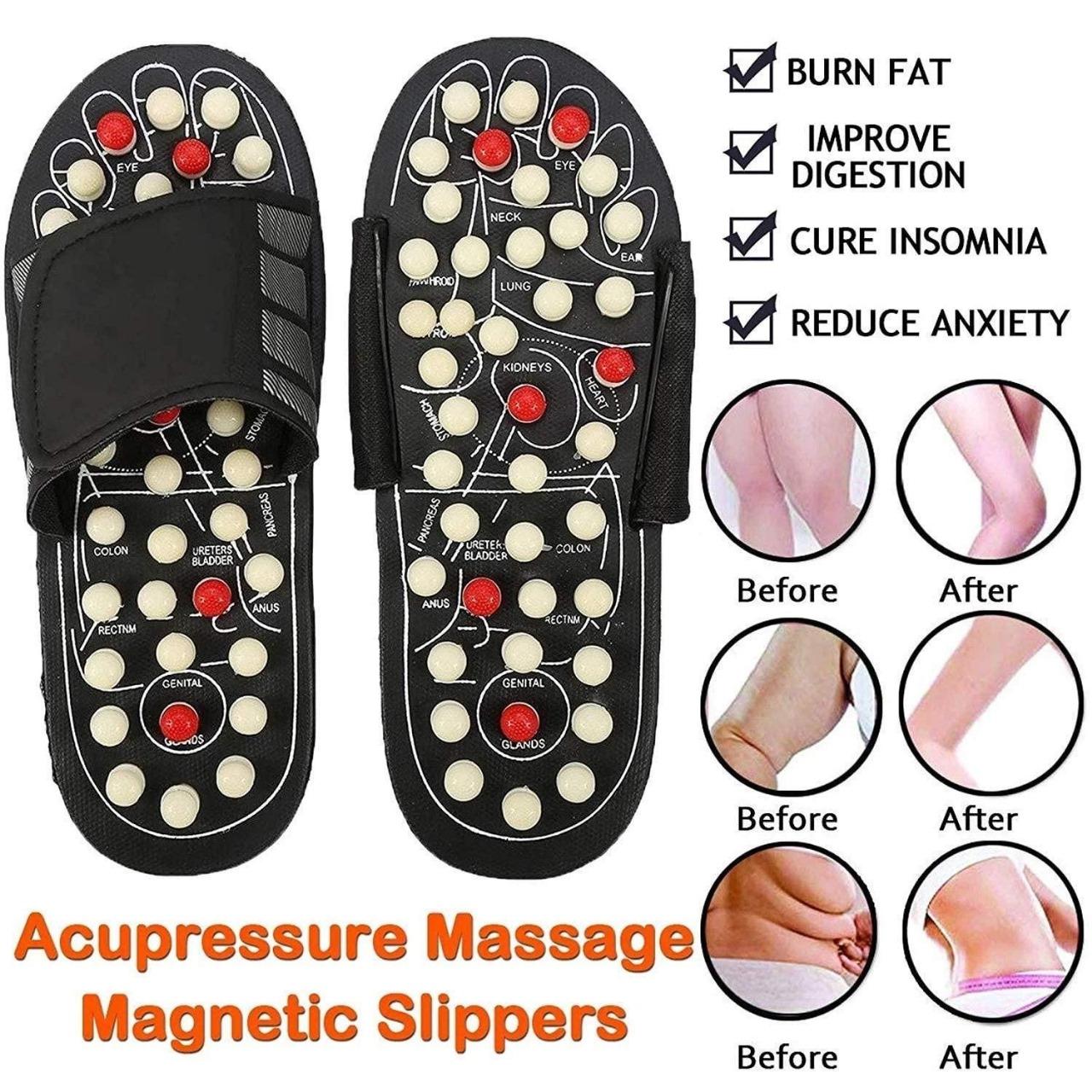 Acupressure Massage Slippers – Reflexology Footwear for Pain Relief