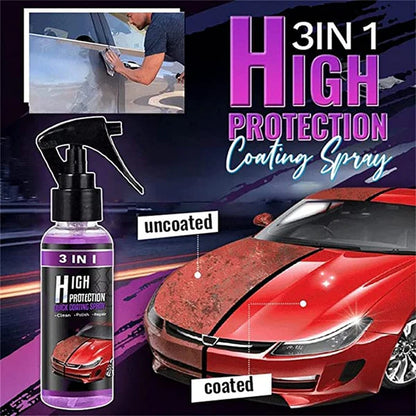 Ceramic Coating Rain Guard Wax Car Paint Protection Hydrophobic Spray (Buy 1 Get 1 Free)