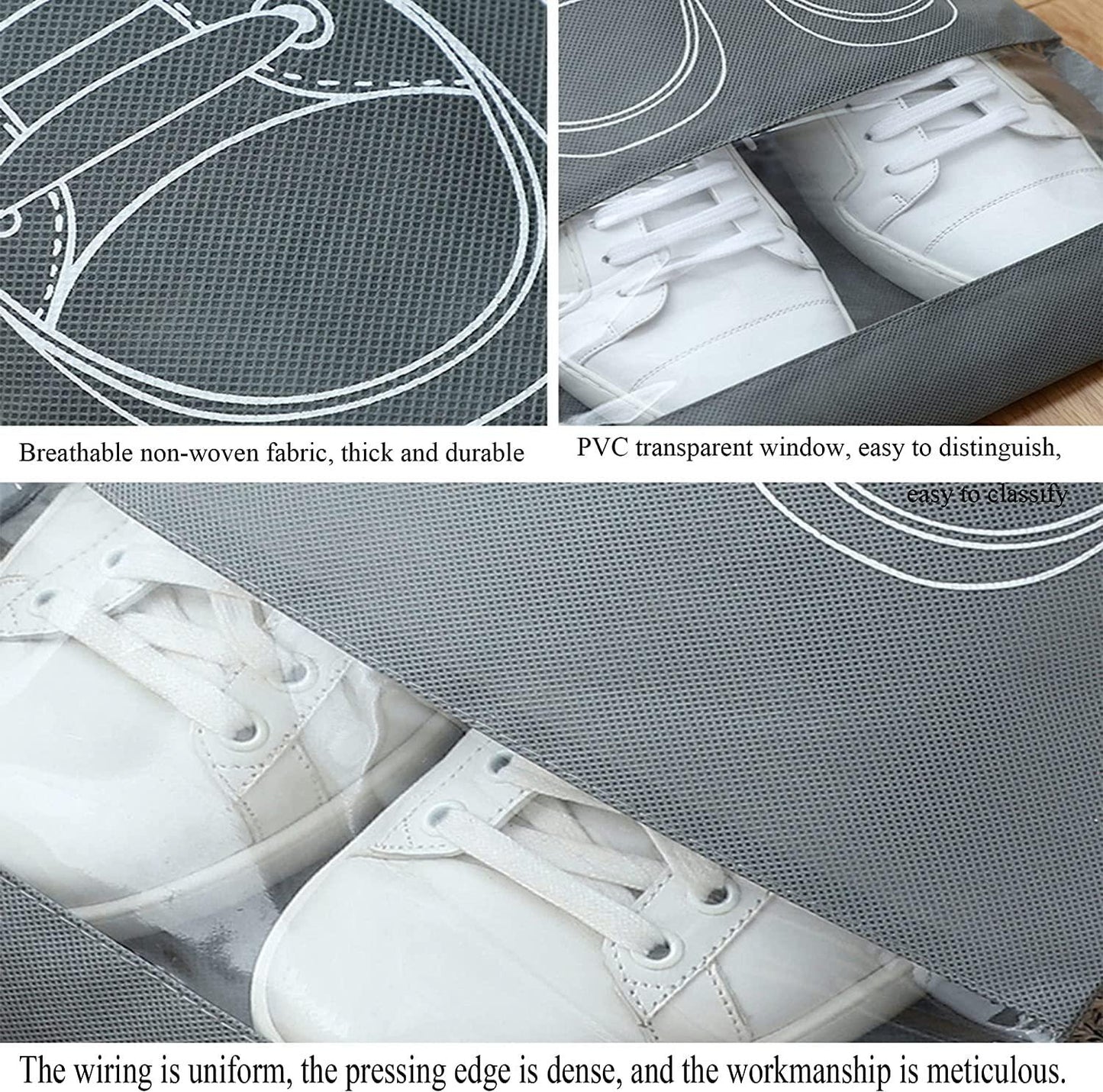 PORTABLE TRAVEL DUST-PROOF SHOE BAGS