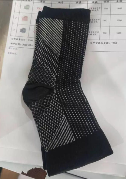Neuropathy Socks for Women and Men for Relief Swollen Feet and Ankles (Black Color)