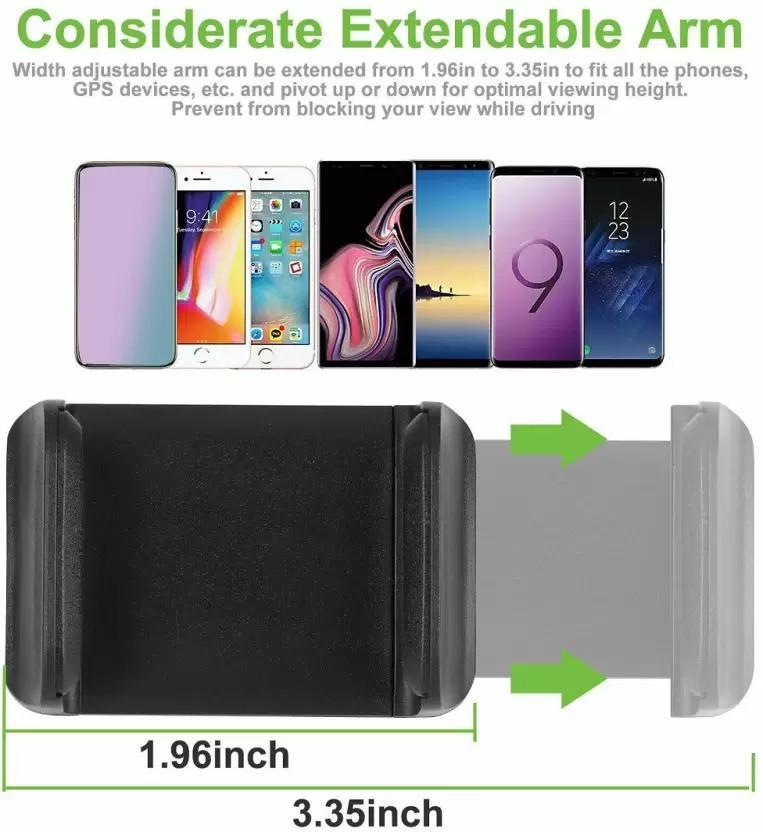 360° rotatable sun vison car mobile holder