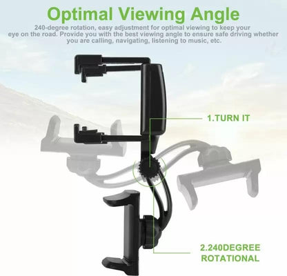 360° rotatable sun vison car mobile holder