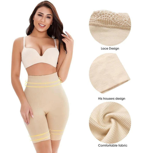 Best 4-in-1 Shaper - Quick Slim Shape Wear Tummy, Back, Thighs, Hips - Black/Efffective Seamless Tummy Tucker Shapewear Body Shaper