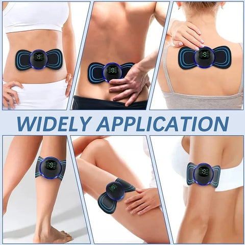 Mini Massager with 8 Modes and 19 Strength Levels,Rechargeable Electric Massager for Shoulder,Arms,Legs,Back Pain for Men and Women - Hit Pick