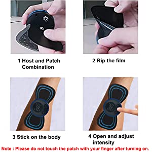Mini Massager with 8 Modes and 19 Strength Levels,Rechargeable Electric Massager for Shoulder,Arms,Legs,Back Pain for Men and Women - Hit Pick