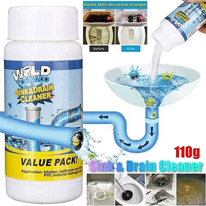 Powerful Drain Blockage Cleaner Sink Cleaner Powder (110GM)