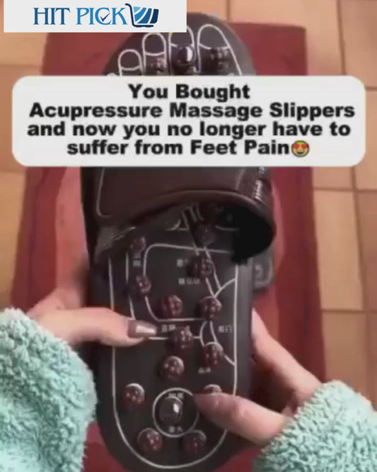 Acupressure Massage Slippers – Reflexology Footwear for Pain Relief